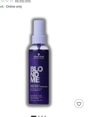 Schwarzkopf BlondMe Bond Repair Purple Spray Conditioner - Purple 150ml